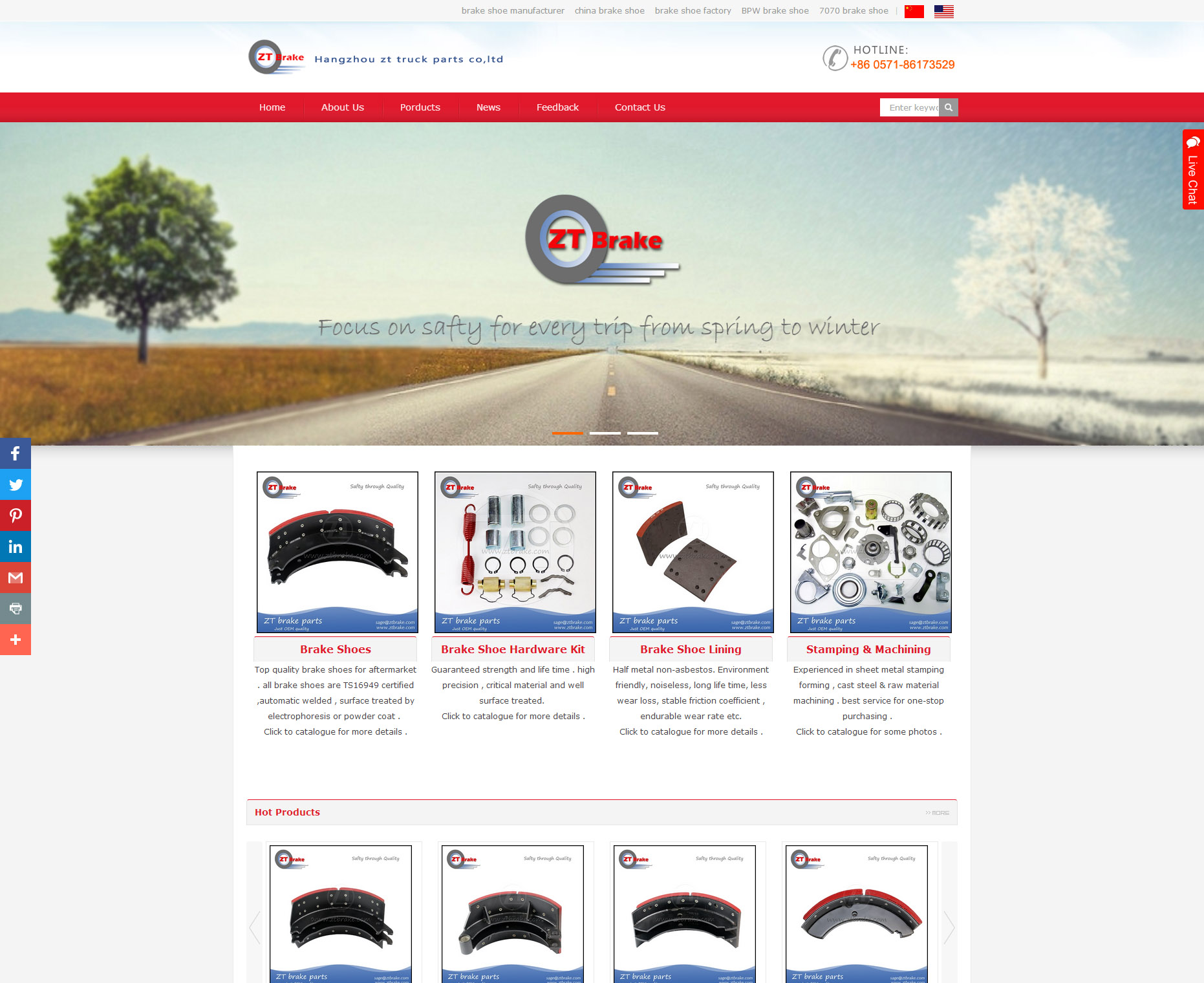 Hangzhou zt truck parts co,ltd