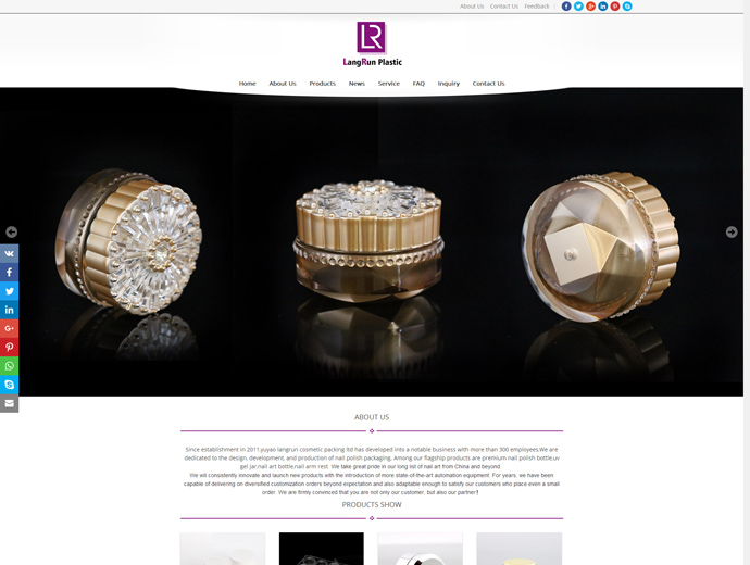 yuyao langrun cosmetic packing ltd