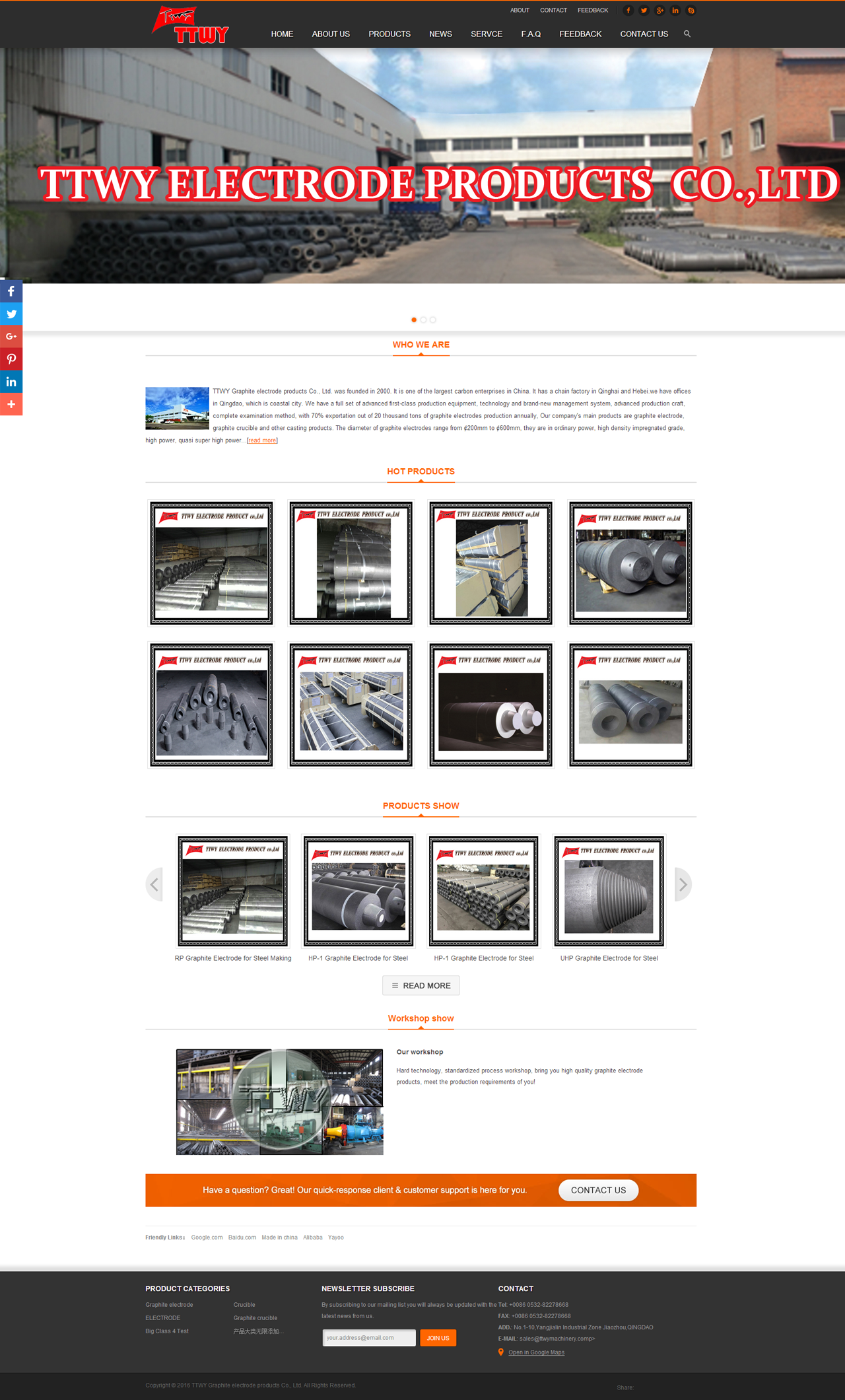 TTWY Graphite electrode products Co., Ltd