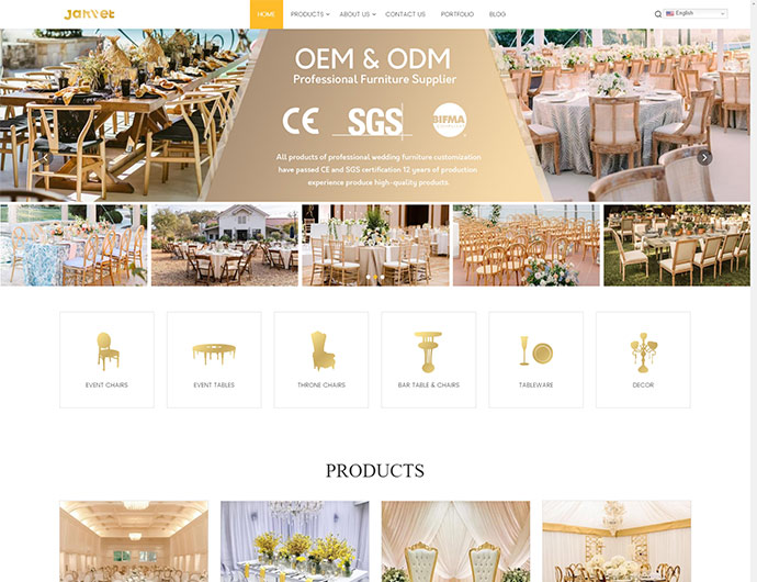 家具欧美外贸企业网站模板